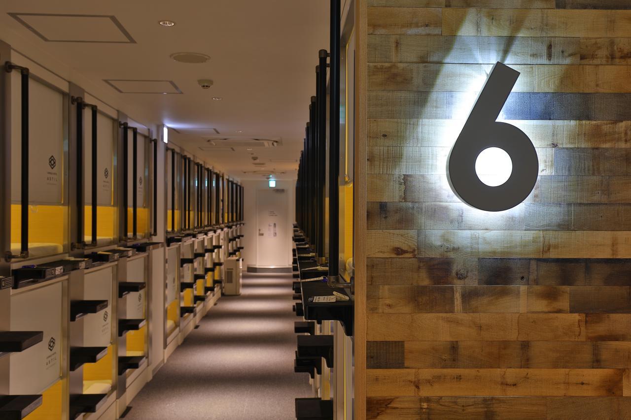 Capsule Hotel Astil Dotonbori Ōsaka Eksteriør bilde
