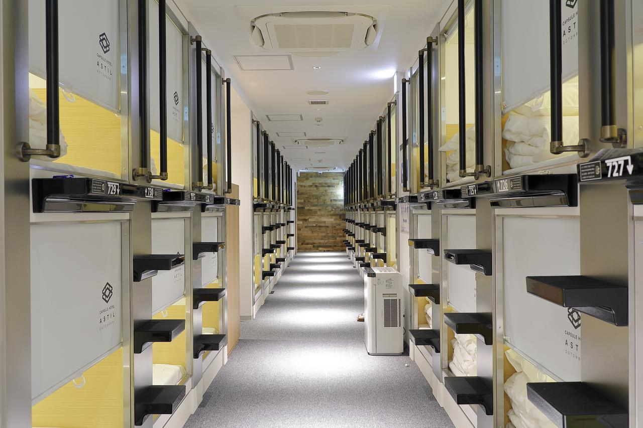 Capsule Hotel Astil Dotonbori Ōsaka Eksteriør bilde