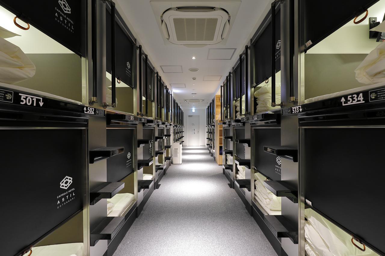 Capsule Hotel Astil Dotonbori Ōsaka Eksteriør bilde