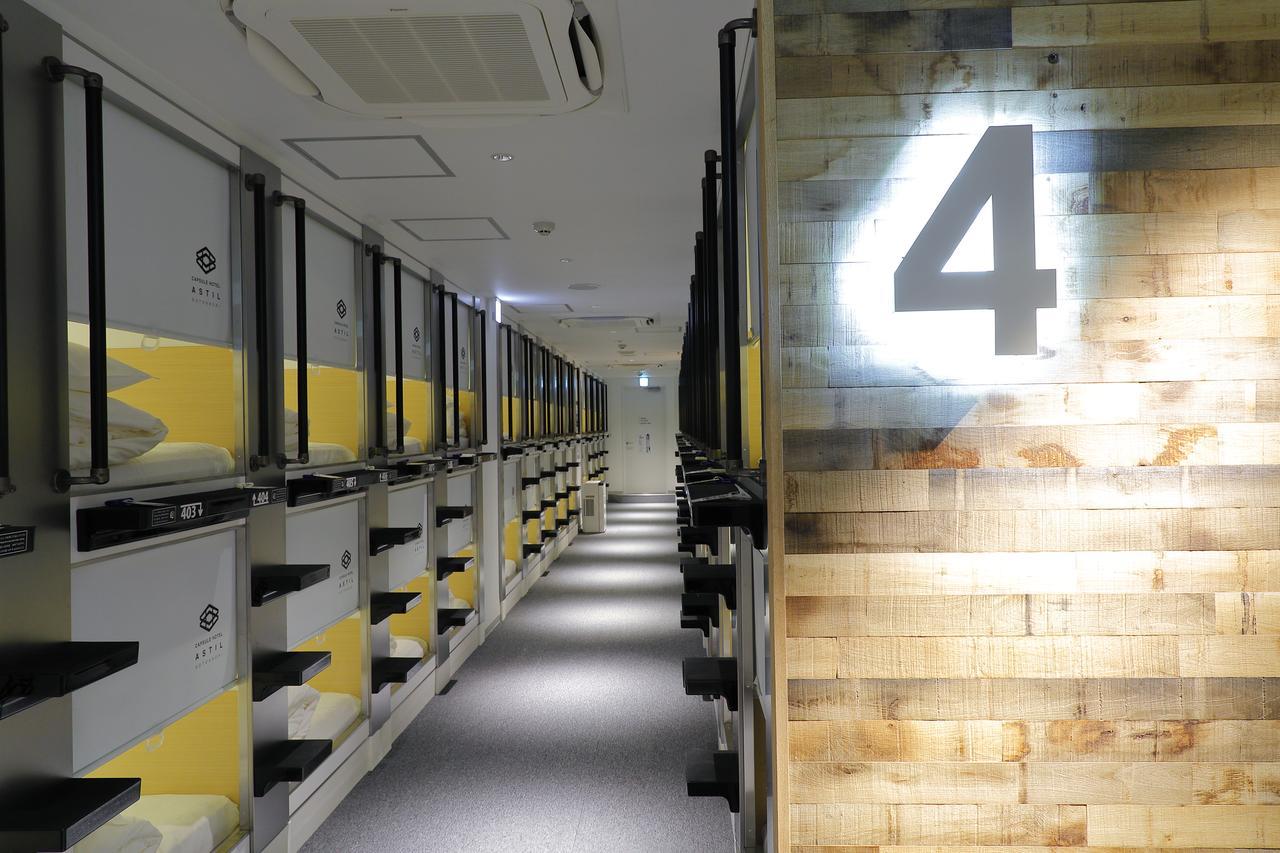 Capsule Hotel Astil Dotonbori Ōsaka Eksteriør bilde