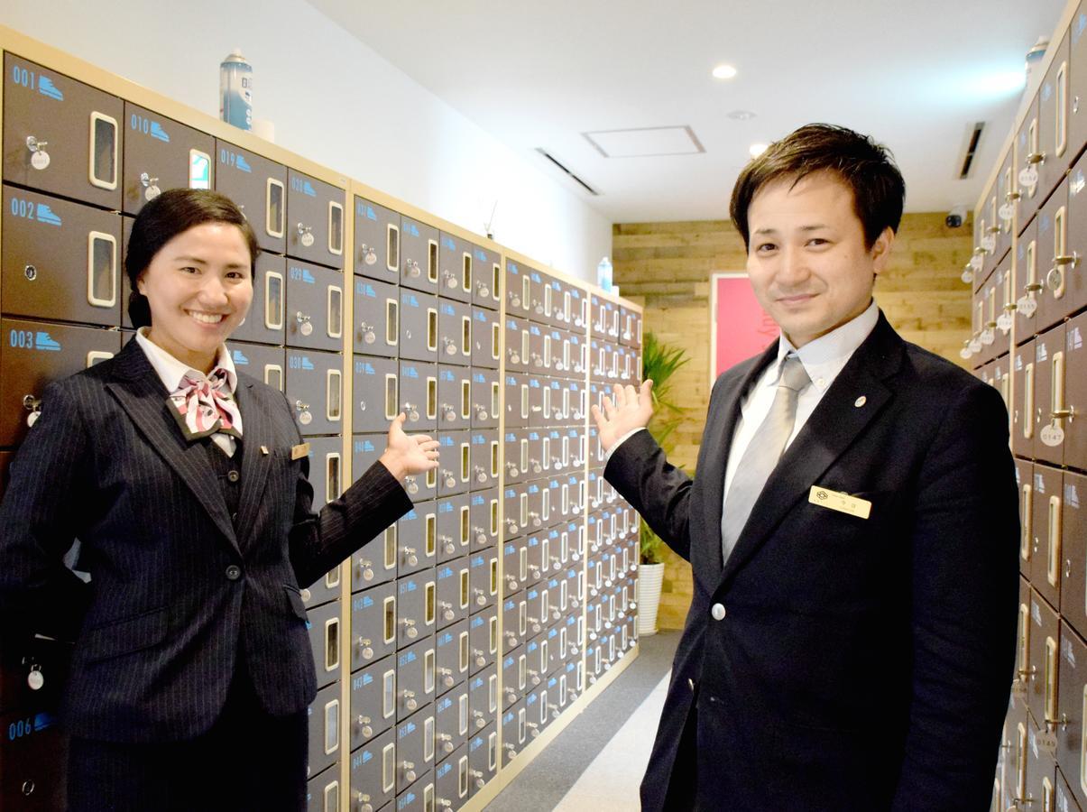 Capsule Hotel Astil Dotonbori Ōsaka Eksteriør bilde